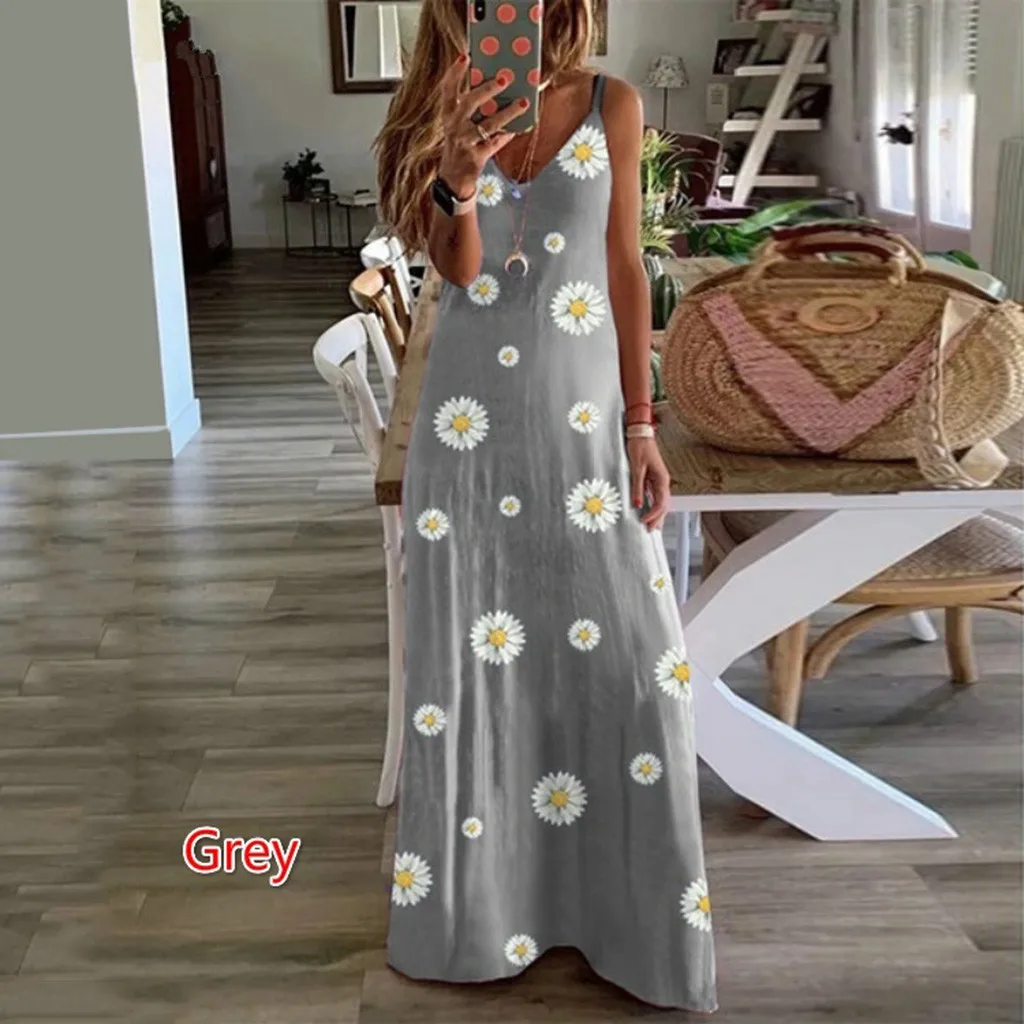 Floral Dress Fashion V-neck Printed Loose Maxi Women's Sleeveless Elegant Dess Women's Long Sleeve Dresses Casual for Women
Floral Dress Fashion V-neck Printed Loose Maxi Women's Sleeveless Elegant Dess Women's Long Sleeve Dresses Casual for Women