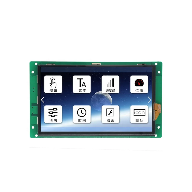DACAI 7 inch 800x480 TFT LCD HMI UART display touch screen Smart LCD Module 7'' TFT LCD Basic Series Display Modules
DACAI 7 inch 800x480 TFT LCD HMI UART display touch screen Smart LCD Module 7'' TFT LCD Basic Series Display Modules