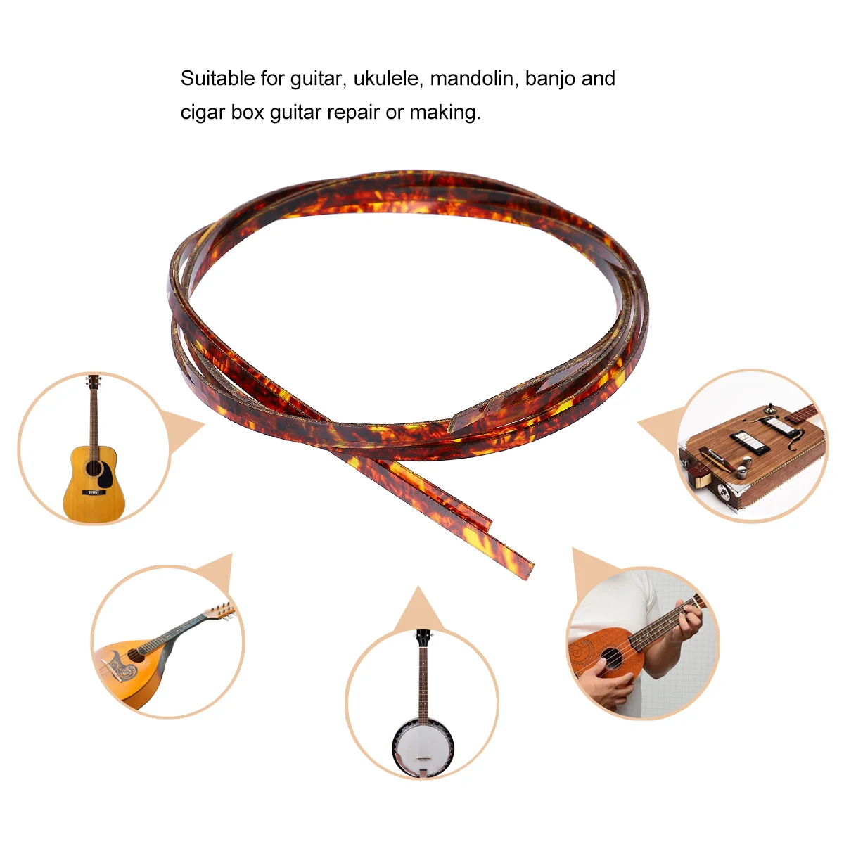 Purfling Strip Guitar Purfling Strip Decked Accessories Guitar Trim Fashion Binding Strip
Purfling Strip Guitar Purfling Strip Decked Accessories Guitar Trim Fashion Binding Strip