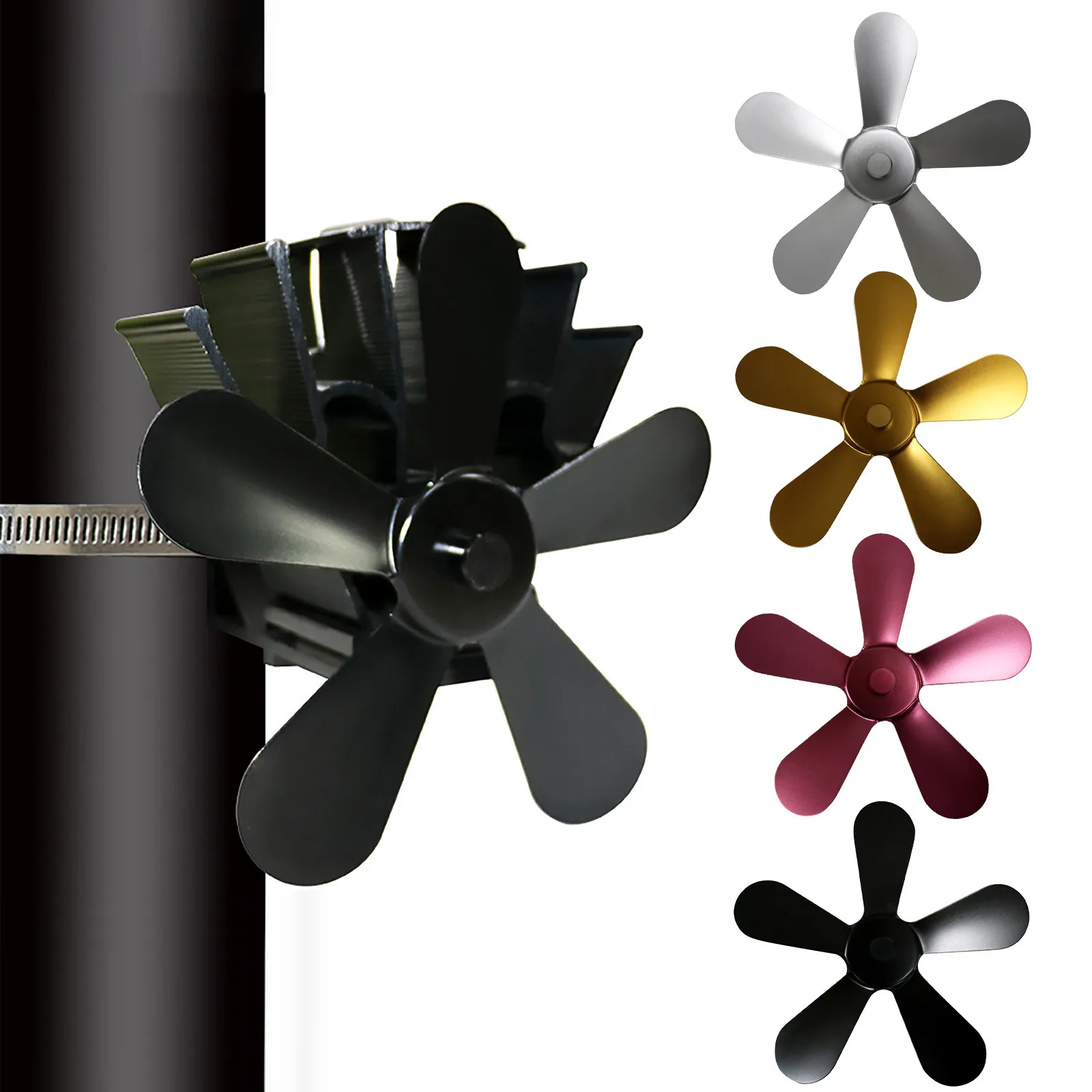 5 Blade of Wood Stove Fan Leaf Heat Powered Wood Burner Propeller for Fireplace Fan Accessories Efficient Heat Distribution
5 Blade of Wood Stove Fan Leaf Heat Powered Wood Burner Propeller for Fireplace Fan Accessories Efficient Heat Distribution