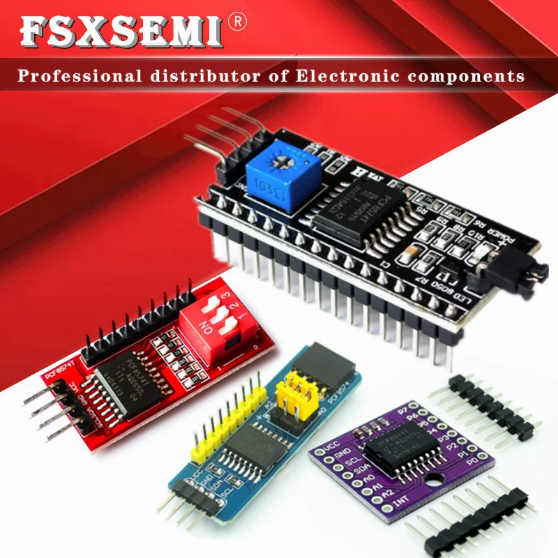 PCF8574 PCF8574T I/O For IIC I2C TWI SPI Serial Interface Board Port LCD1602 LCD2004 Adapter Plate LCD Adapter Converter Module
PCF8574 PCF8574T I/O For IIC I2C TWI SPI Serial Interface Board Port LCD1602 LCD2004 Adapter Plate LCD Adapter Converter Module