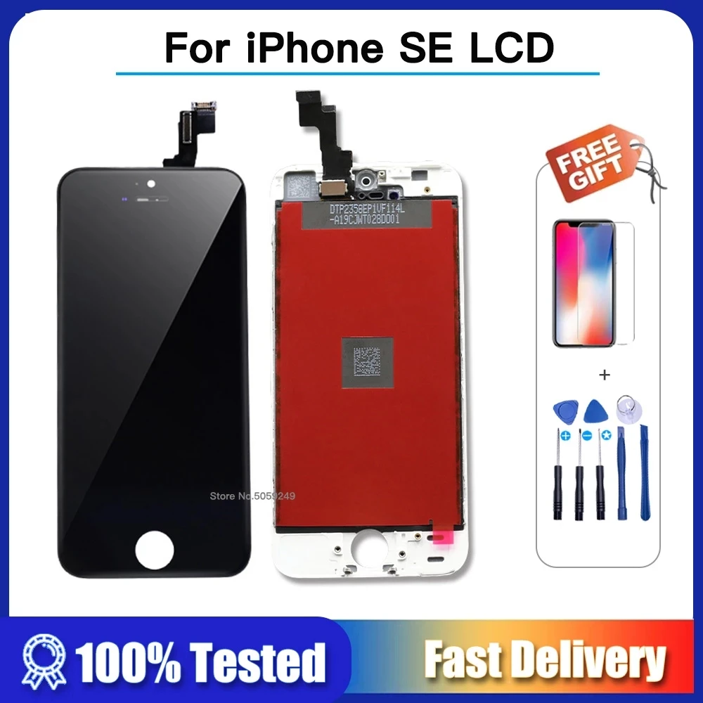 Качество AAAA OEM ЖК-дисплей для iPhone SE сенсорный экран дигитайзер в сборе A1723 A1662 A1724 сменный ЖК-дисплей + клейкие инструменты
Качество AAAA OEM ЖК-дисплей для iPhone SE сенсорный экран дигитайзер в сборе A1723 A1662 A1724 сменный ЖК-дисплей + клейкие инструменты