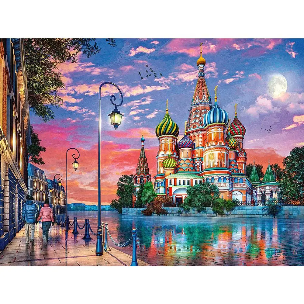 KAMY YI Full Square Diamond/Round Embroidery Church Picture Rhinestone Diamond Painting Moscow New Arrival Mosaic Landscape Wal
KAMY YI Full Square Diamond/Round Embroidery Church Picture Rhinestone Diamond Painting Moscow New Arrival Mosaic Landscape Wal