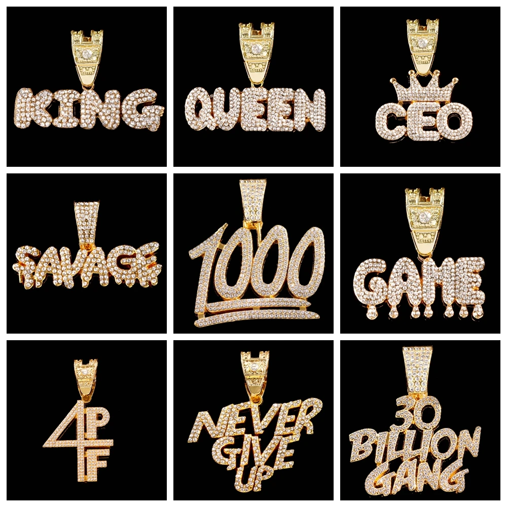 Hip Hop Iced Out Chains Letter Necklace for Men Women Cuban Link Chains CZ Stainless steel Rope Chain Necklace Pendant Wholesale
Hip Hop Iced Out Chains Letter Necklace for Men Women Cuban Link Chains CZ Stainless steel Rope Chain Necklace Pendant Wholesale