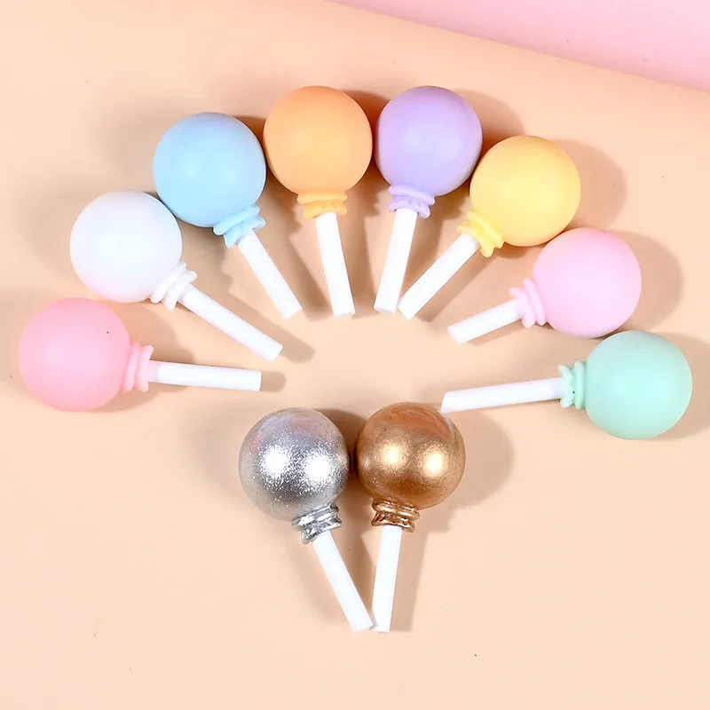 

10pcs New Simulated Colorful Balloon Resin Flatback Cabochons Scrapbook DIY Hairware Ornaments Jewelry Accessories Supplies R172
