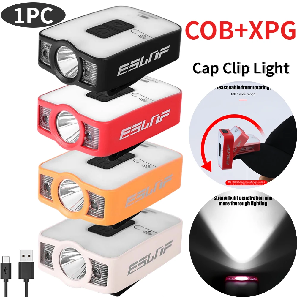 Induction Cap Clip Light Mini USB Charging Flashlight XPG+COB Waterproof Headlight for Night Fishing Camping LED Sensor Headlamp
Induction Cap Clip Light Mini USB Charging Flashlight XPG+COB Waterproof Headlight for Night Fishing Camping LED Sensor Headlamp