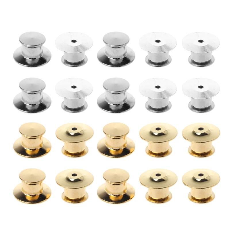 10 Pcs Pins Keepers Backs Locks Brooch Pin Backs Comfort Fit Tie Tack Lapel Pin Backing Holder Clasps Jewelry Findings
10 Pcs Pins Keepers Backs Locks Brooch Pin Backs Comfort Fit Tie Tack Lapel Pin Backing Holder Clasps Jewelry Findings