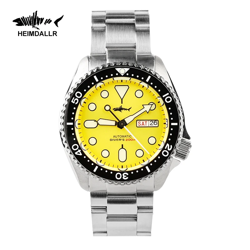 HEIMDALLR Sharkey Vintage Dive Watch Men Sapphire Ceramic Bezel 200M Water Resistance NH36 Automatic Movement Mechanical Watches
HEIMDALLR Sharkey Vintage Dive Watch Men Sapphire Ceramic Bezel 200M Water Resistance NH36 Automatic Movement Mechanical Watches