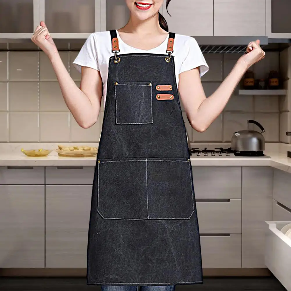 Kitchen Apron Helpful Sleeveless Reusable Women Men Chef Dining Room Cooking Bib Apron for Dishwashing
Kitchen Apron Helpful Sleeveless Reusable Women Men Chef Dining Room Cooking Bib Apron for Dishwashing