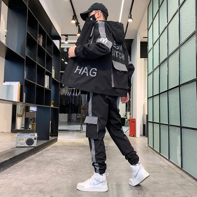 Suit men's jacket trend Korean version casual sports two-piece suit 2022 new handsome youth collocation tooling
Suit men's jacket trend Korean version casual sports two-piece suit 2022 new handsome youth collocation tooling