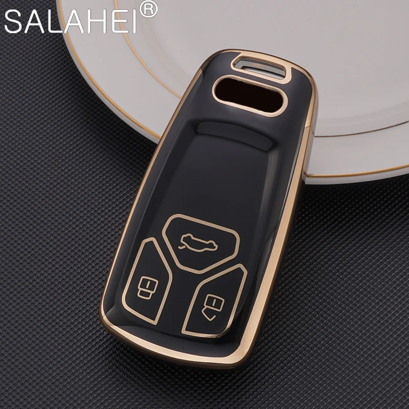 Fashion TPU Car Key Case Full Cover Fob For Audi A6 A5 Q7 S4 S5 S7 A4 B9 A4L 4m 8W Q5 TT TTS RS 8S Coupe Keychain Accessories
Fashion TPU Car Key Case Full Cover Fob For Audi A6 A5 Q7 S4 S5 S7 A4 B9 A4L 4m 8W Q5 TT TTS RS 8S Coupe Keychain Accessories