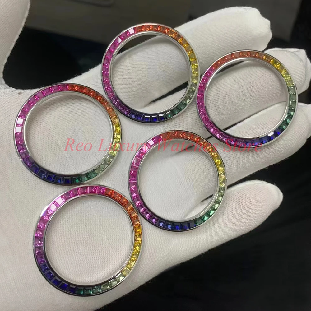 Rainbow Watch Bezel for Daytona 116595 RBOW Colourful Gemstones Refitting Watch Parts
Rainbow Watch Bezel for Daytona 116595 RBOW Colourful Gemstones Refitting Watch Parts