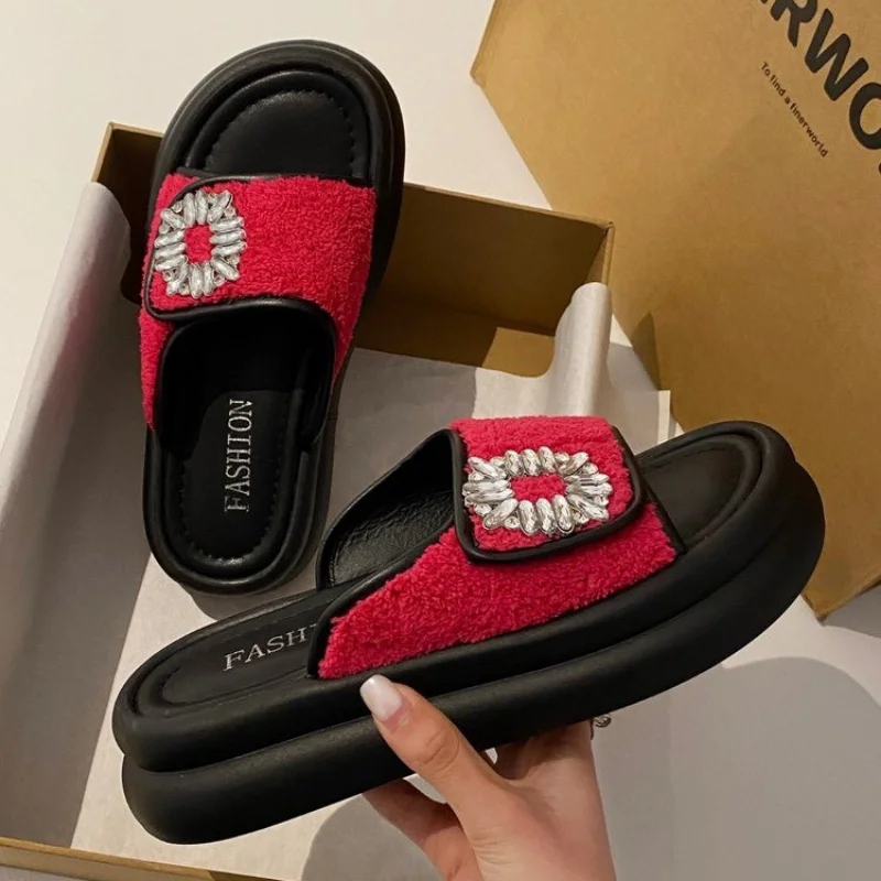2023 New Women Crystal Flats Slippers Summer Sandals Casual Shoes 2023 New Fashion Slingback Flip Flops Beach Shoes Dress Slides
2023 New Women Crystal Flats Slippers Summer Sandals Casual Shoes 2023 New Fashion Slingback Flip Flops Beach Shoes Dress Slides