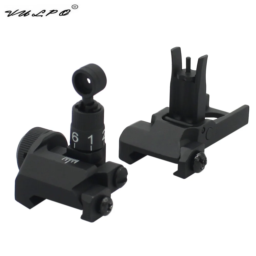 VULPO Hot Sale KAC Style 600m Flip Up Front Rear Sight Tactical Iron Sight Hunting Airsoft Shooting
VULPO Hot Sale KAC Style 600m Flip Up Front Rear Sight Tactical Iron Sight Hunting Airsoft Shooting