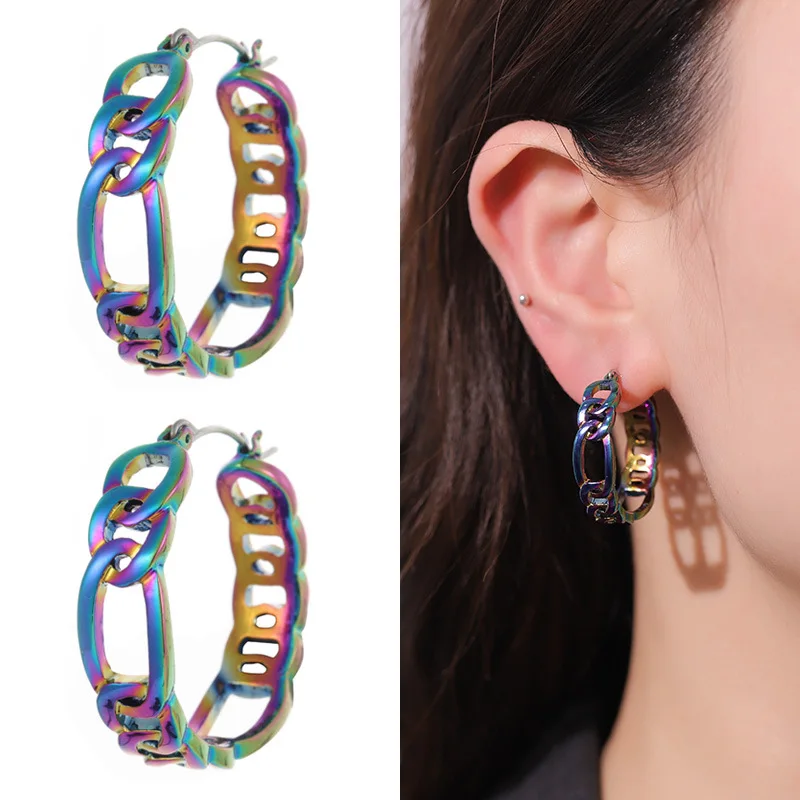 Color Metal Magic Color C-shaped Earrings Autumn Winter Fashion New Trends Hot Chain Earrings Female Accessories for Women
Color Metal Magic Color C-shaped Earrings Autumn Winter Fashion New Trends Hot Chain Earrings Female Accessories for Women
