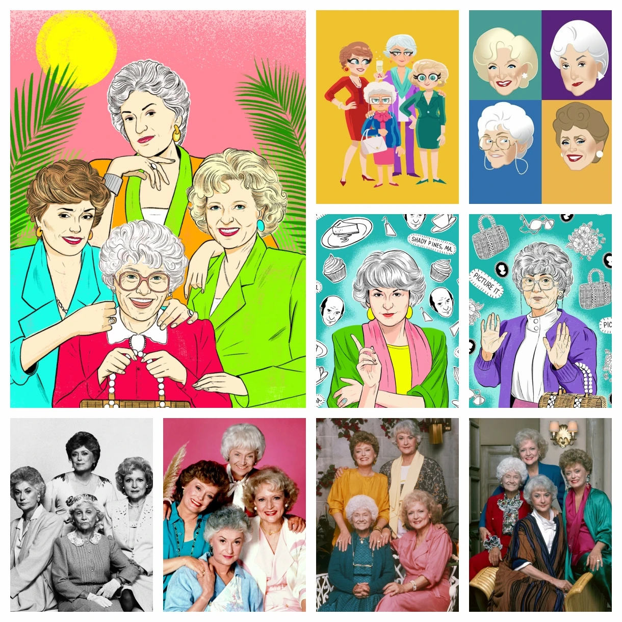 Classic TV Series The Golden Girls Diamond Painting Actor Betty White Wall Art Cross Stitch Embroidery Picture Mosaic Home Decor 
Classic TV Series The Golden Girls Diamond Painting Actor Betty White Wall Art Cross Stitch Embroidery Picture Mosaic Home Decor