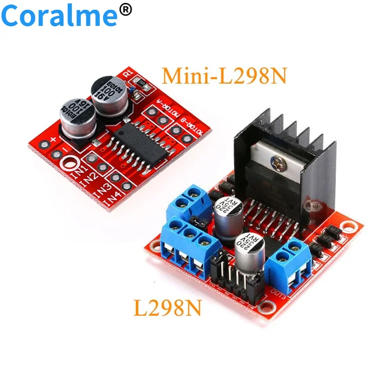 L298N Driver Board Module Mini L298N Stepper Motor Smart Car Robot Breadboard Peltier L298 DC Motor Driver for Arduino
L298N Driver Board Module Mini L298N Stepper Motor Smart Car Robot Breadboard Peltier L298 DC Motor Driver for Arduino