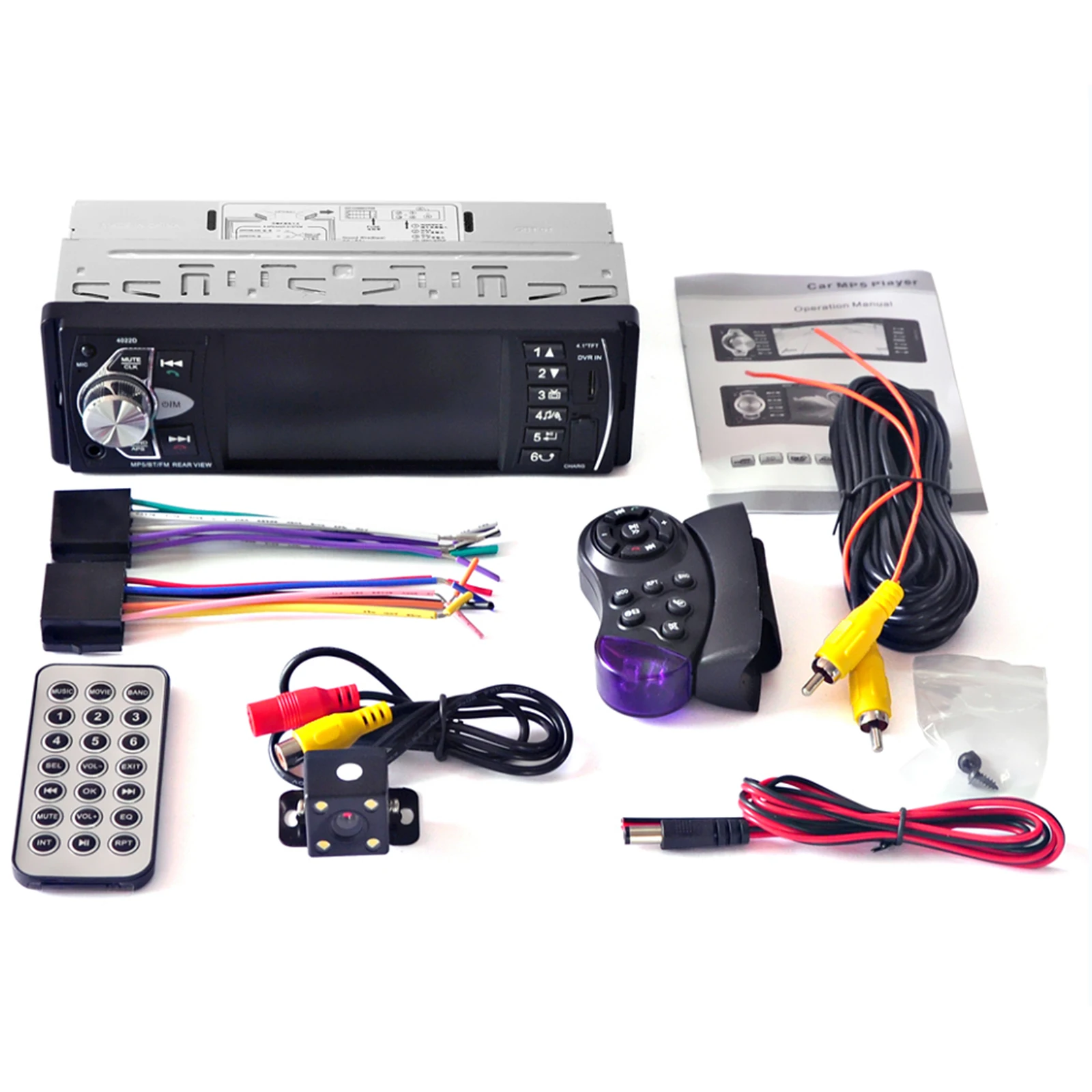 4.1 Inch HD Bluetooth Handsfree Car MP5 Player Video Playing FM Radio AUX TF USB Remote Control Car MP5
4.1 Inch HD Bluetooth Handsfree Car MP5 Player Video Playing FM Radio AUX TF USB Remote Control Car MP5