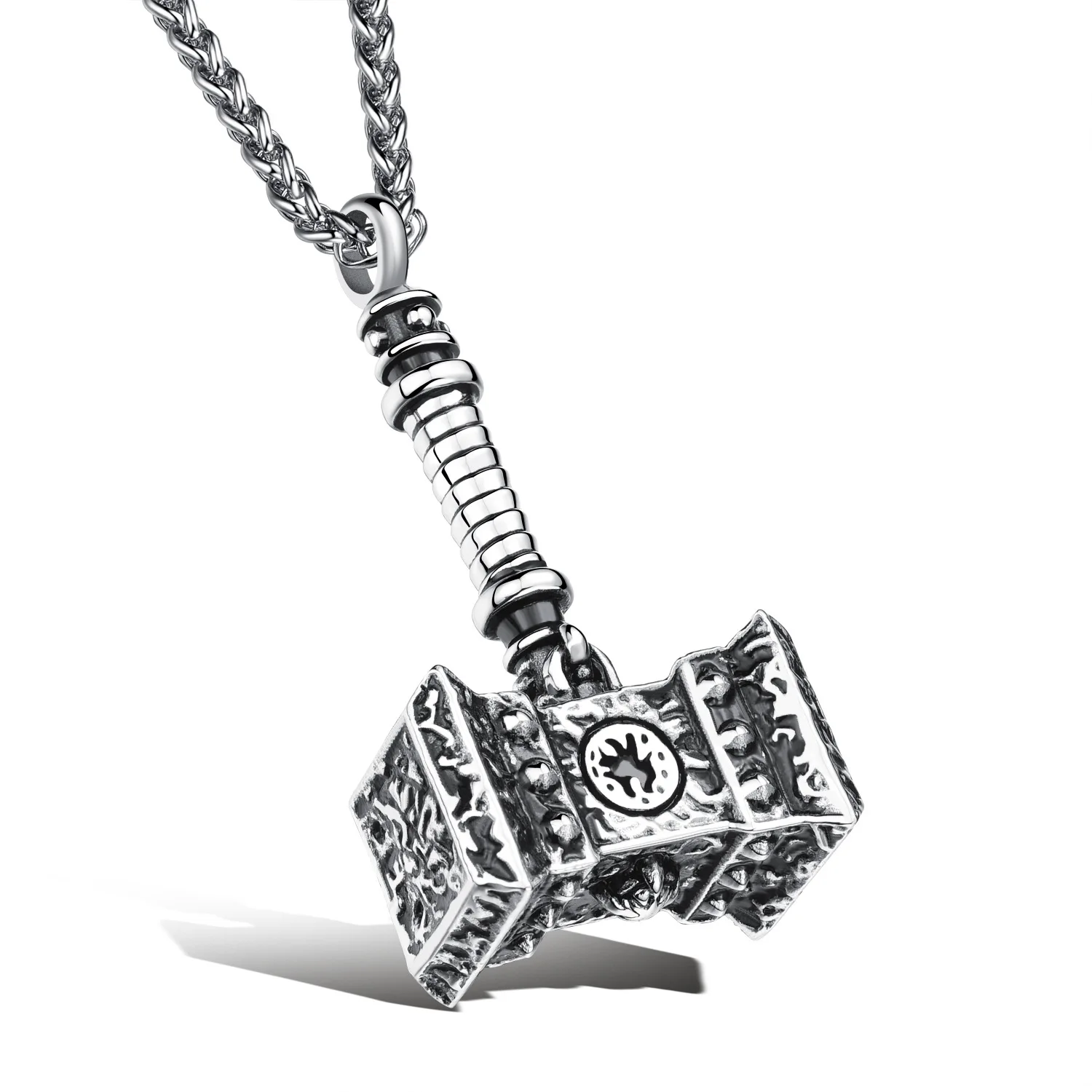 First Jewelry Thor Hammer Stainless Steel Men's Domboyant Pendant Fashionable Men's Personality Accessories
First Jewelry Thor Hammer Stainless Steel Men's Domboyant Pendant Fashionable Men's Personality Accessories