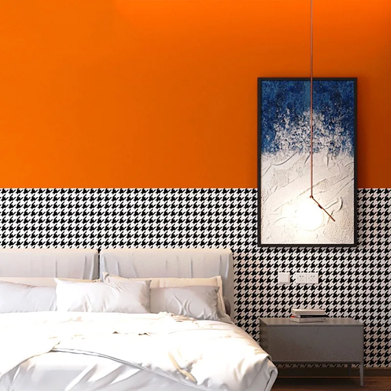Wallpaper Nordic Style Bedroom Living Room Bedside Sofa Background Orange Red Wallpaper Wallpaper for Bedroom Walls
Wallpaper Nordic Style Bedroom Living Room Bedside Sofa Background Orange Red Wallpaper Wallpaper for Bedroom Walls