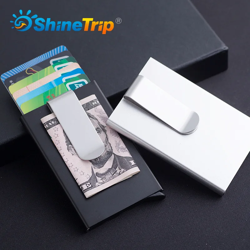 ShineTrip A191 Thin Aluminium Metal Wallets Pocket Case Bank Women Men Credit Card Box Anti-theft ID Credit Card Holder
ShineTrip A191 Thin Aluminium Metal Wallets Pocket Case Bank Women Men Credit Card Box Anti-theft ID Credit Card Holder
