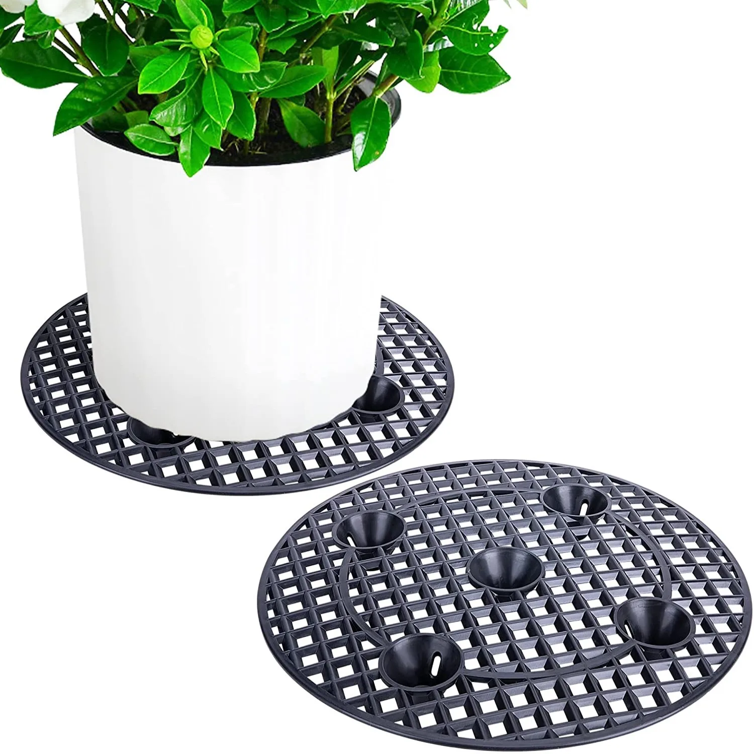 12 Inch Plant Pot Tray Stands Flower Root Control Chassis Pot Rack Suitable for Deck Terrace Trays Indoor Plant Accessories
12 Inch Plant Pot Tray Stands Flower Root Control Chassis Pot Rack Suitable for Deck Terrace Trays Indoor Plant Accessories