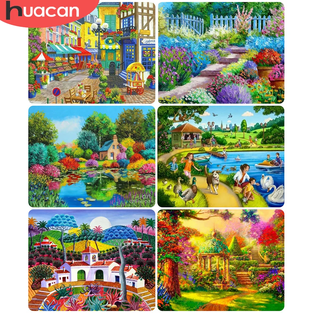 HUACAN Раскраска по номерам, домашний ландшафт, ручная роспись, искусство стены, по номерам, сад, декор детской комнаты
HUACAN Раскраска по номерам, домашний ландшафт, ручная роспись, искусство стены, по номерам, сад, декор детской комнаты