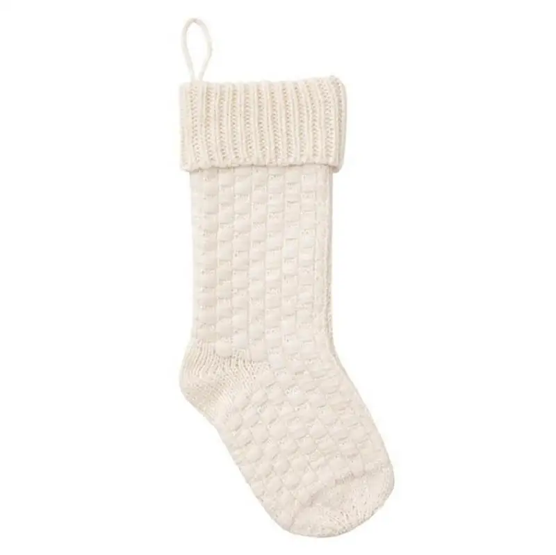 Вязаные рождественские чулки, украшения, традиционные рождественские украшения, белые красные чулки, рождественские чулки для камина 
Вязаные рождественские чулки, украшения, традиционные рождественские украшения, белые красные чулки, рождественские чулки для камина