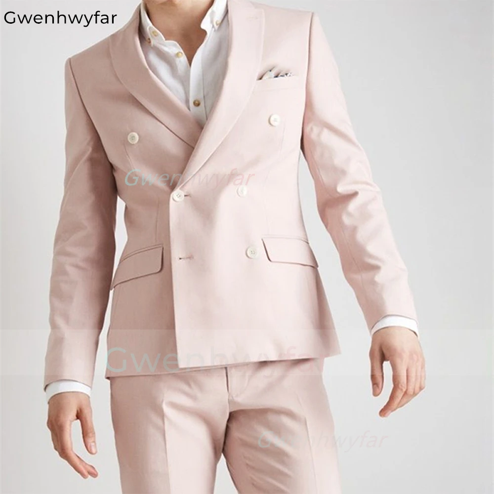 Gwenhwyfar 2022 Elegant Double Breasted Men's Business Suit Fashion Male Wedding Prom Suits Set 2 Pieces(Jacket+Pant)
Gwenhwyfar 2022 Elegant Double Breasted Men's Business Suit Fashion Male Wedding Prom Suits Set 2 Pieces(Jacket+Pant)