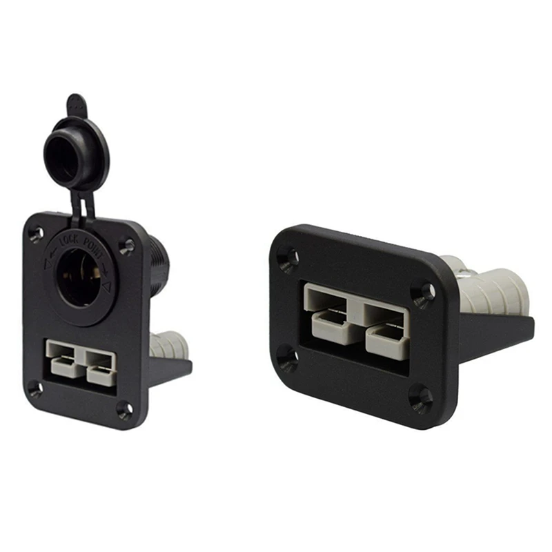 2 Pcs Anderson Plug C-Igarette Lighter Socket Charger Flush Mount Recessed Plate For Camper Boat Truck SP-002 & YP-001
2 Pcs Anderson Plug C-Igarette Lighter Socket Charger Flush Mount Recessed Plate For Camper Boat Truck SP-002 & YP-001