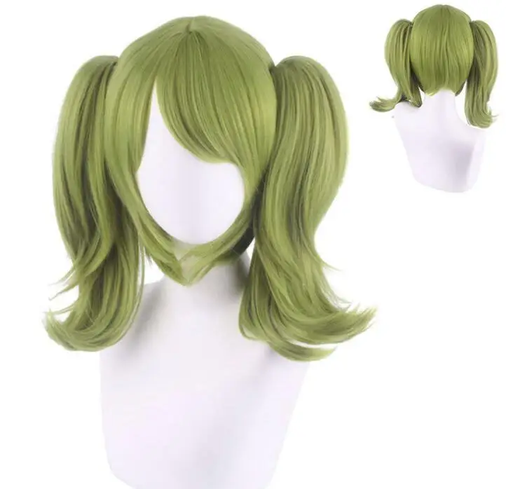 Парик для косплея из «данганронпа», зеленая Женская одежда для костюмированной вечеринки из фильма «данганронпа» 
Парик для косплея из «данганронпа», зеленая Женская одежда для костюмированной вечеринки из фильма «данганронпа»