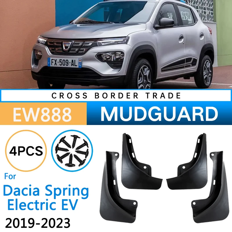 Car Mudguards For Dacia Spring Electric 2022 EV 2019~2023 Front Rear Wheels Mudflaps Splash Guards Mud Flaps Fender Accessories
Car Mudguards For Dacia Spring Electric 2022 EV 2019~2023 Front Rear Wheels Mudflaps Splash Guards Mud Flaps Fender Accessories