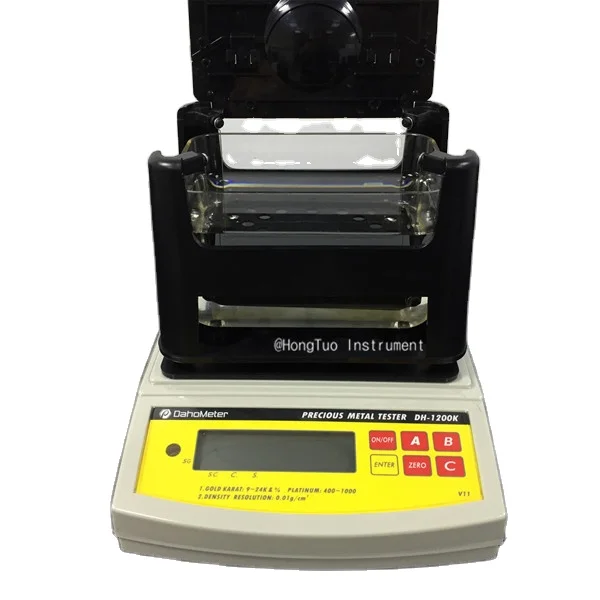 DH-1200K Gold Purity Karat Analyzer Electronic Gold K Value Density Meter Price Digital Precious Metal Tester
DH-1200K Gold Purity Karat Analyzer Electronic Gold K Value Density Meter Price Digital Precious Metal Tester
