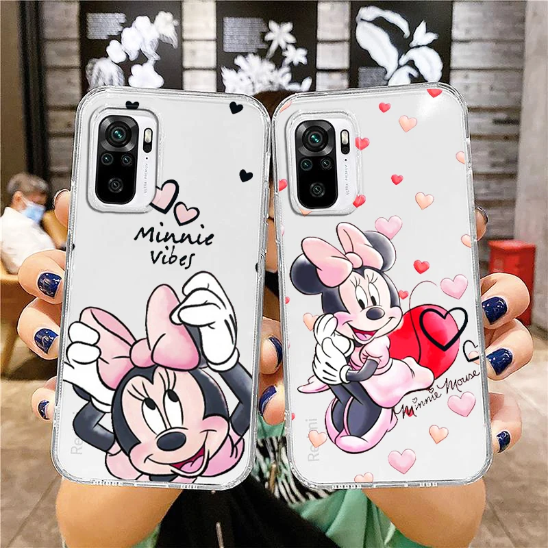 Pink Minnie Mickey Disney Phone Case For Xiaomi Redmi Note 11E 11S 11 11T 10 10S 9 9T 9S 8 8T Pro Plus 5G 7 5 Transparent TPU
Pink Minnie Mickey Disney Phone Case For Xiaomi Redmi Note 11E 11S 11 11T 10 10S 9 9T 9S 8 8T Pro Plus 5G 7 5 Transparent TPU