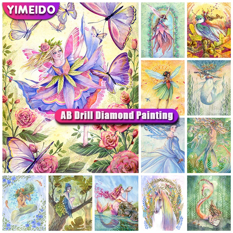 YIMEID 5D DIY AB Diamond Painting Kit Paint Cartoon Girl Princess Picture Full Square&Round Embroidery Mosaic Cross Stitch Sale
YIMEID 5D DIY AB Diamond Painting Kit Paint Cartoon Girl Princess Picture Full Square&Round Embroidery Mosaic Cross Stitch Sale