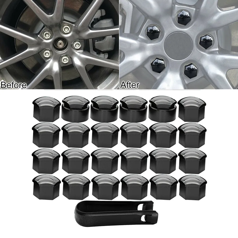24Pcs Car Wheel Nut Caps Hub Screw Cover 17mm Bolt Rims Exterior Decoration Special Socket Protection Dust Proof Caps With Tool
24Pcs Car Wheel Nut Caps Hub Screw Cover 17mm Bolt Rims Exterior Decoration Special Socket Protection Dust Proof Caps With Tool