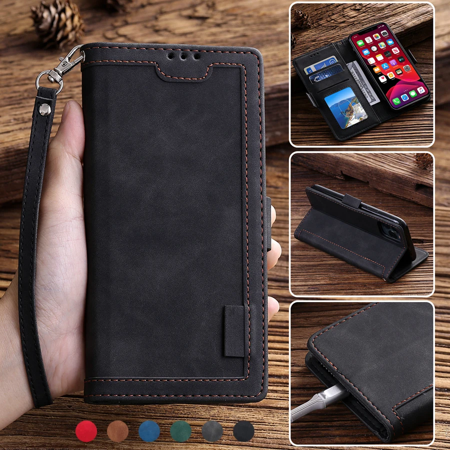 

Wallet Leather Case For Xiaomi Redmi A1 9 9A 9C 9T Note 11 Pro 11S 10 Pro 10S 9 Pro 9S 8T 8 Pro 7 Poco M5s X3 Pro Mi 9T Pro 10T
