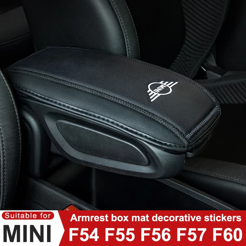 Для BMW MINI ONE Cooper S JCW F54 F55 F56 F57 F60 Автомобильный подлокотник Кожаная защитная