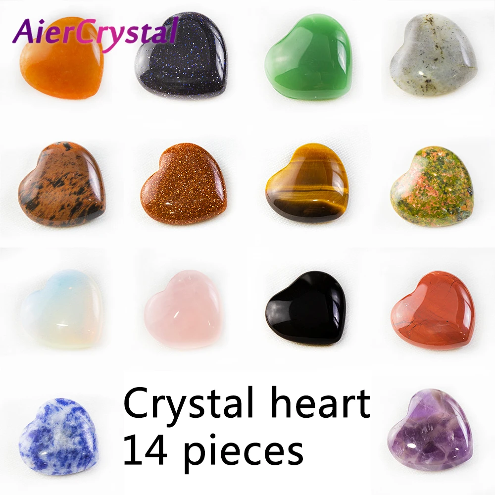 14pcs Natural Crystal Heart Carved Multicolor Heart Shaped Love Decoration Jewelry Gift Chakra Healing Reiki Craft Home Decor
14pcs Natural Crystal Heart Carved Multicolor Heart Shaped Love Decoration Jewelry Gift Chakra Healing Reiki Craft Home Decor