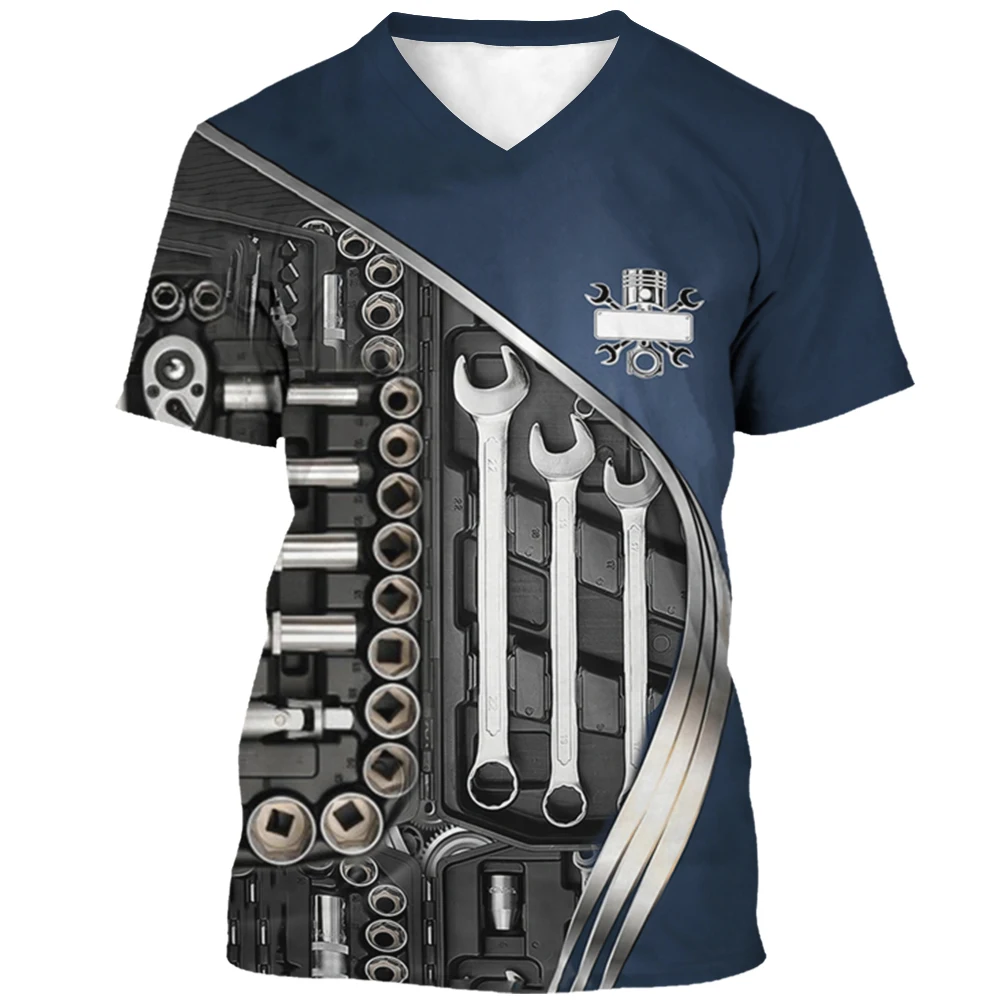 Мужская футболка Винтажная футболка с V-образным вырезом летняя одежда с персонализированным именем топ с механическим принтом уличный Пов...
Мужская футболка Винтажная футболка с V-образным вырезом летняя одежда с персонализированным именем топ с механическим принтом уличный Пов...