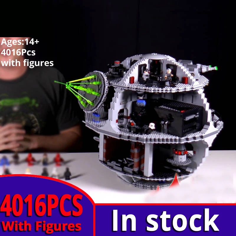 2016 Death Star 4016PCS model building kit 05063 Stacking Blocks Bricks Christmas birthday Toy Gift Compatible with 75159 Wars
2016 Death Star 4016PCS model building kit 05063 Stacking Blocks Bricks Christmas birthday Toy Gift Compatible with 75159 Wars