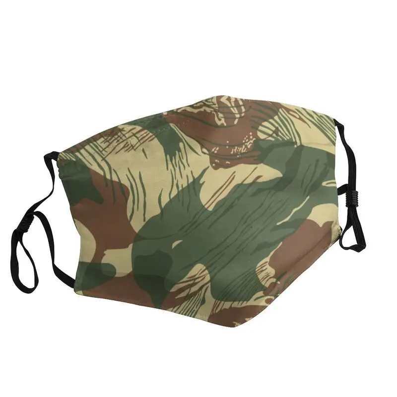 Rhodesian Brush Stroke Camouflage Face Mask Men Women Rhodesia War Army Dustproof Protection Cover Respirator Mouth Muffle
Rhodesian Brush Stroke Camouflage Face Mask Men Women Rhodesia War Army Dustproof Protection Cover Respirator Mouth Muffle