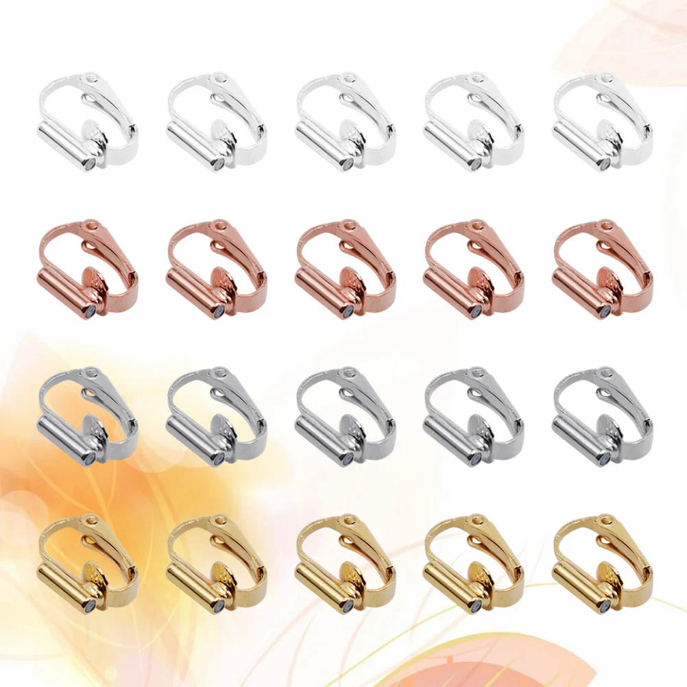 20PCS DIY Ear Clips Earrings Accessories Ear No Cutting Earring Clips Converters Decor Gift Gold Silver Rose Gold White Gold
20PCS DIY Ear Clips Earrings Accessories Ear No Cutting Earring Clips Converters Decor Gift Gold Silver Rose Gold White Gold
