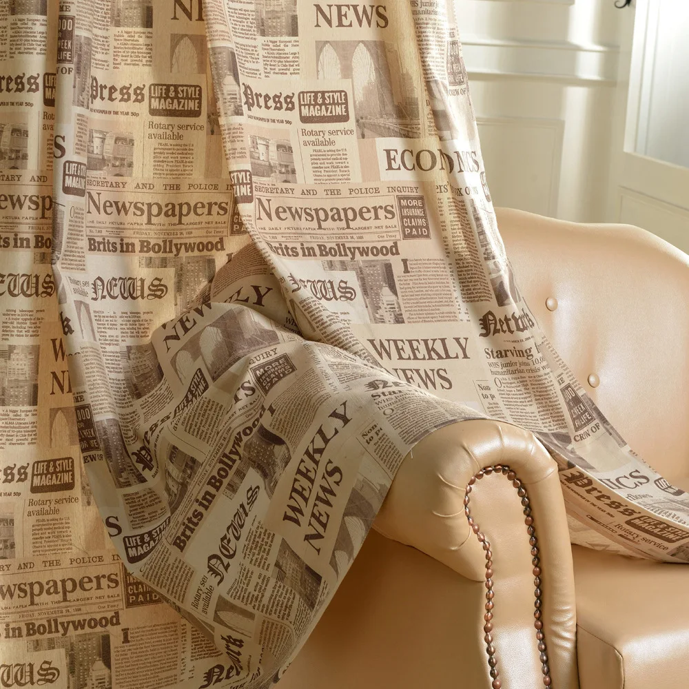 English Curtains for Bedroom Living Room Printed Cotton Linen Sheer Ready Made News Paper Kitchen Blackout 02
English Curtains for Bedroom Living Room Printed Cotton Linen Sheer Ready Made News Paper Kitchen Blackout 02