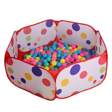 2023 New Home Children Game Tent House Indoor =outdoor Baby House Ocean Ball Pool Toy House Portable Folding Baby Wave Ball Pool