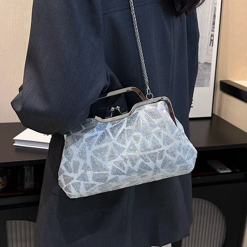 Evening Bag For Women Sequins Handbags Women Clip Tote Bag Bling Bling Fashion Lady Handbags Girls Glitter Purses For Party
Evening Bag For Women Sequins Handbags Women Clip Tote Bag Bling Bling Fashion Lady Handbags Girls Glitter Purses For Party