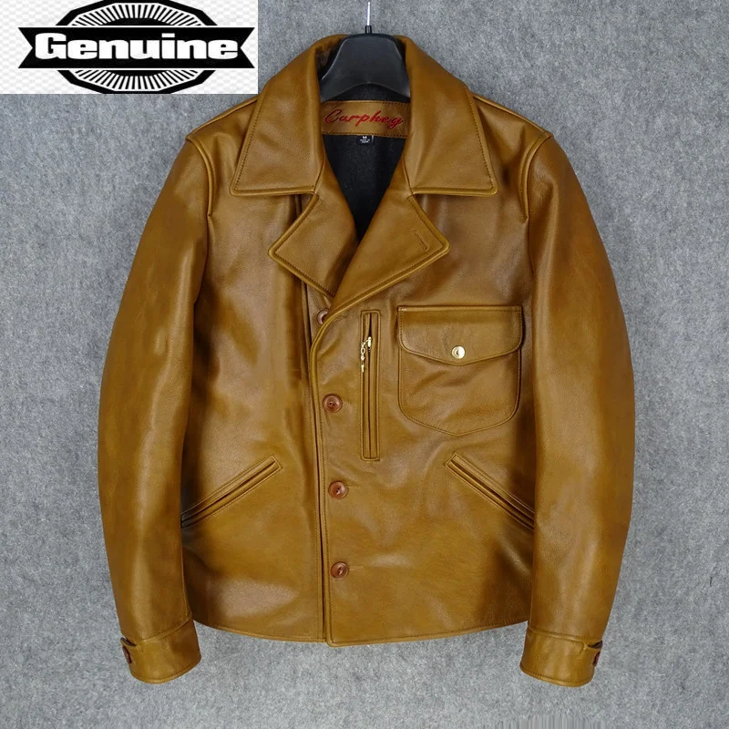 Clothing Men Men's Jacket 2023 Real Cowhide Leather Clothes Male Retro Style Mens Autumn Coat Ropa De Hombre LXR919
Clothing Men Men's Jacket 2023 Real Cowhide Leather Clothes Male Retro Style Mens Autumn Coat Ropa De Hombre LXR919