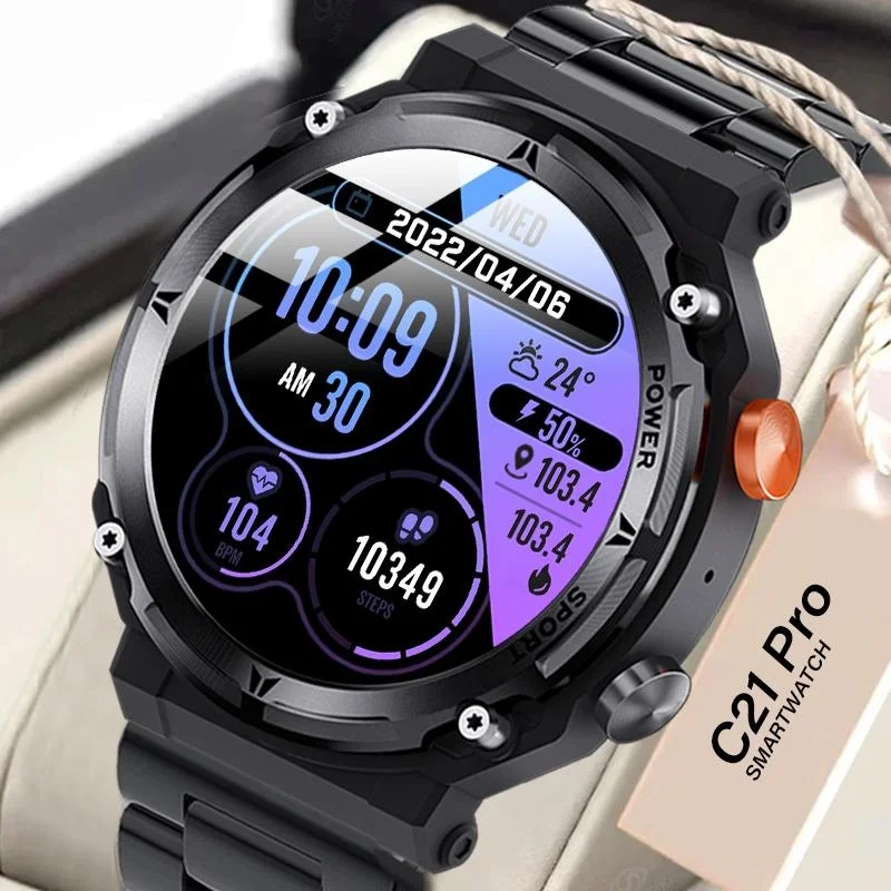 Smart Watch, Extra-Long Battery,Waterproof, Rugged Military Bluetooth 100+ Sports Modes Fitness Tracker for iPhone Android Phone
Smart Watch, Extra-Long Battery,Waterproof, Rugged Military Bluetooth 100+ Sports Modes Fitness Tracker for iPhone Android Phone