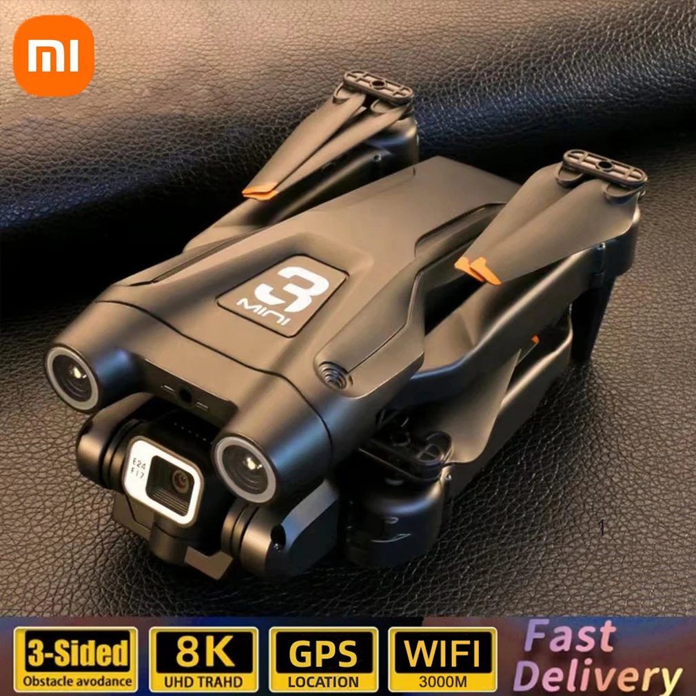 Xiaomi Z908 Pro Drone Mini Dron Optical Flow Localization Professional 4K HD Camera Three Sided Obstacle Avoidance Quadcopter
Xiaomi Z908 Pro Drone Mini Dron Optical Flow Localization Professional 4K HD Camera Three Sided Obstacle Avoidance Quadcopter