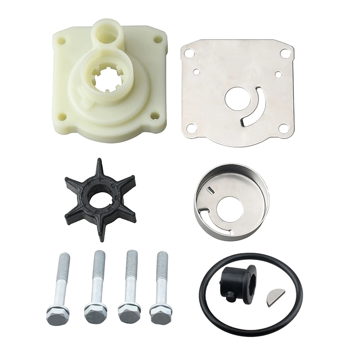 61N-W0078 Water Pump Impeller Repair Kit Fit for Impeller Outboards 2/4 Stroke 25Hp
61N-W0078 Water Pump Impeller Repair Kit Fit for Impeller Outboards 2/4 Stroke 25Hp